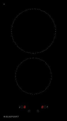 Plită vitroceramică BLAUPUNKT 30 cm – SIGILATĂ – Design Modern - 3kW