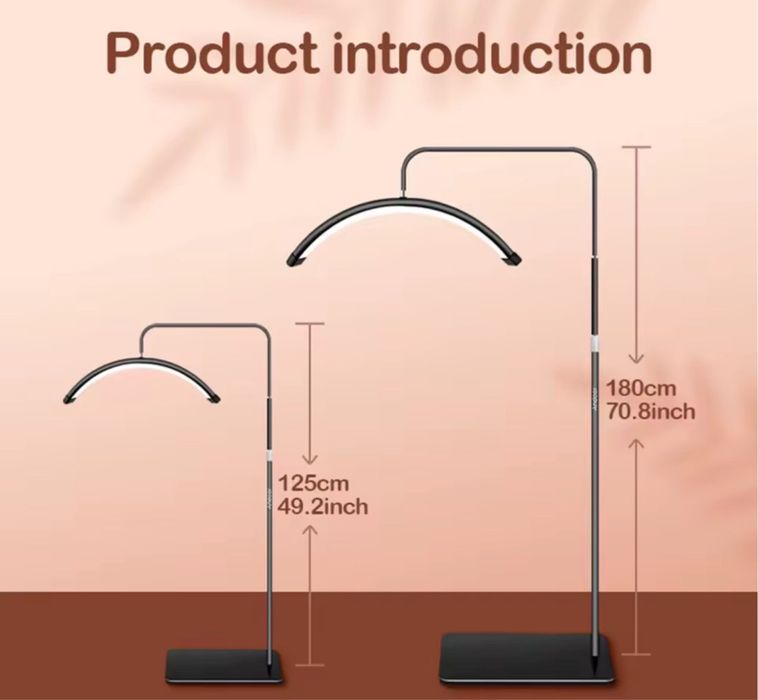 Lampa Semiluna Led Cosmetica Tatuaje Lumina Gene Makeup 36W Pat/Masa