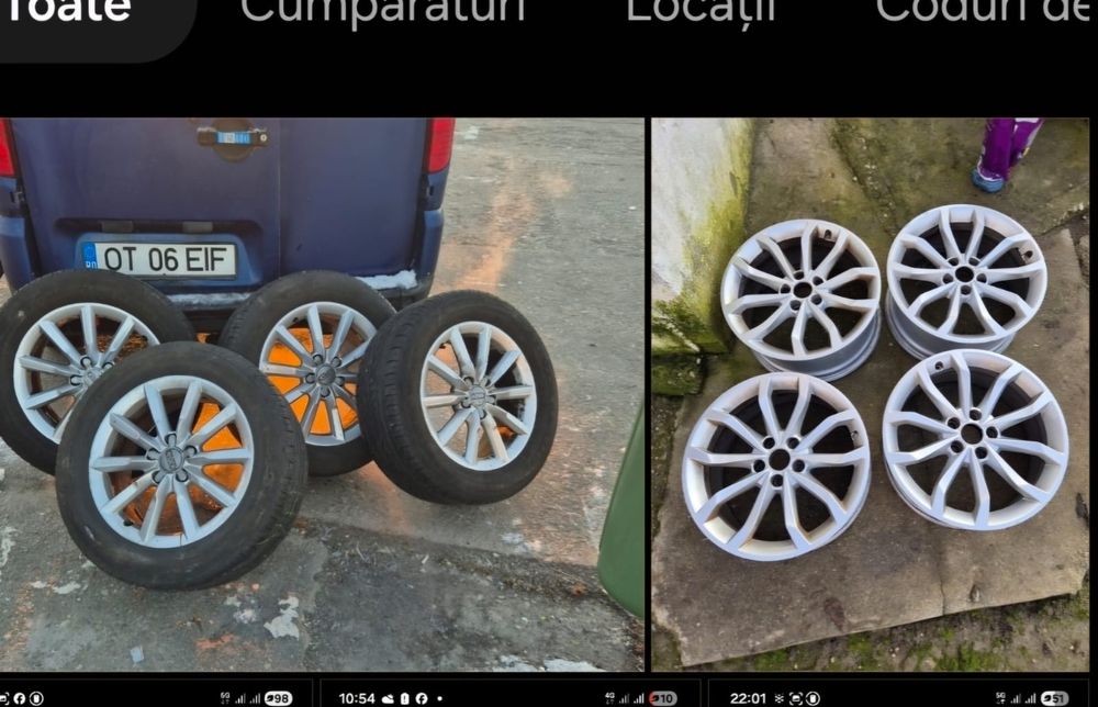 Jante audi r17 r 18 Q3 a4 s4  5x112