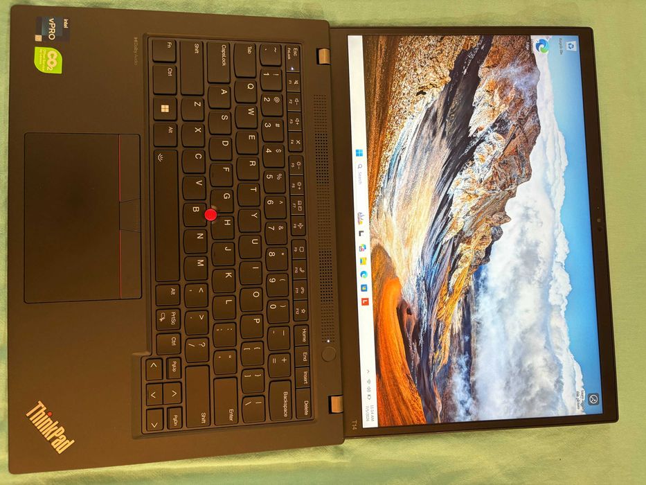 Lenovo ThinkPad T14 4th Gen. 14"FHD+ IPS, cpu Intel i7 1365U, Ram 32 Gb, 512 Gb SSD NVMe, Гаранция до XI. 2026г.