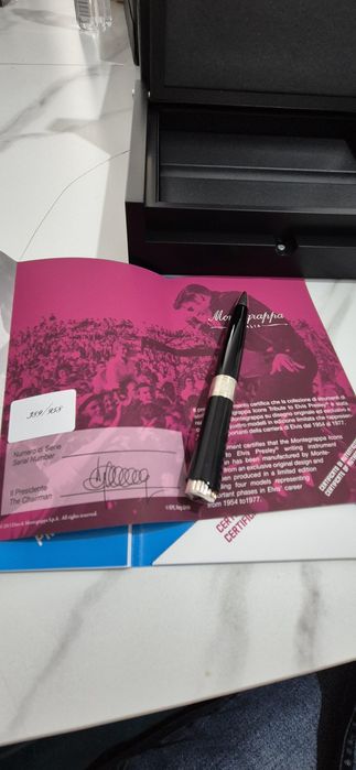 Lot 3 pixuri Montegrappa NOS – ediții limitate de lux, cu certificate