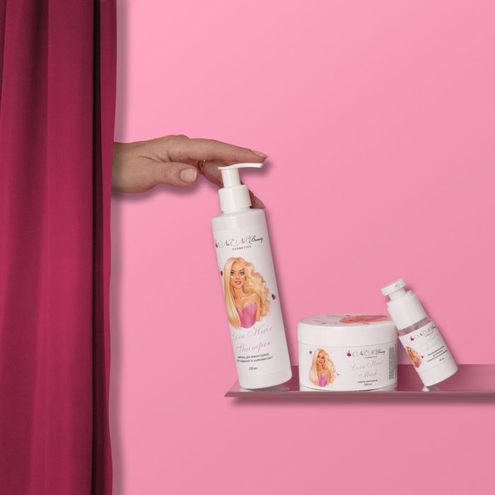 Комплект за копринена коса Love