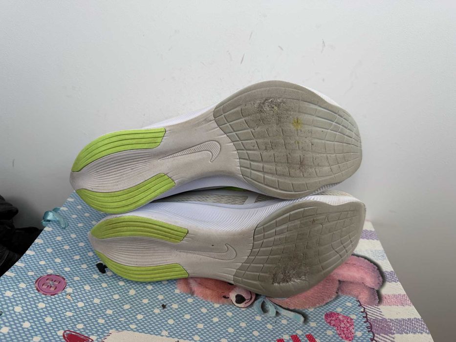 Nike Zoom Fly 4 White Imperial Blue Lime Glow''оригинални маратонки 44 номер