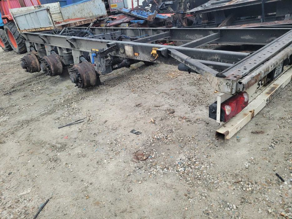 Sasiu complet semiremorca frigorifica schmitz cu axe saf pe tambur