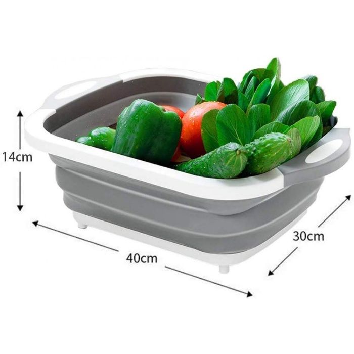 Мултифункционална Кухненска дъска за рязане купа за салата