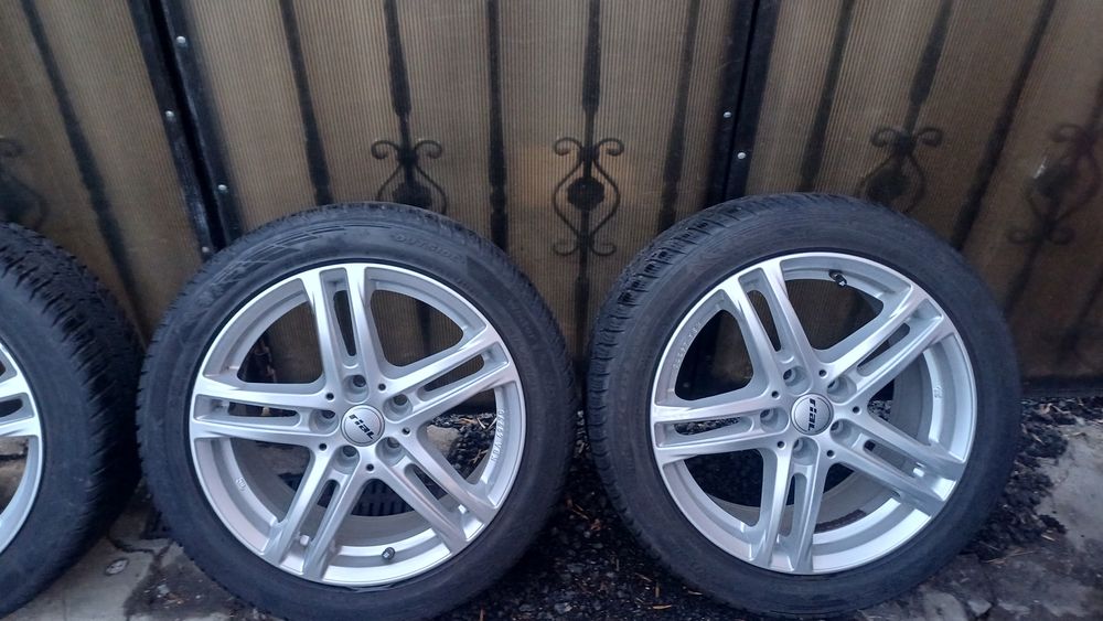 Jante magneziu Rial vw,skoda cu cauciucuri 5x112 pe 17 Import Germania