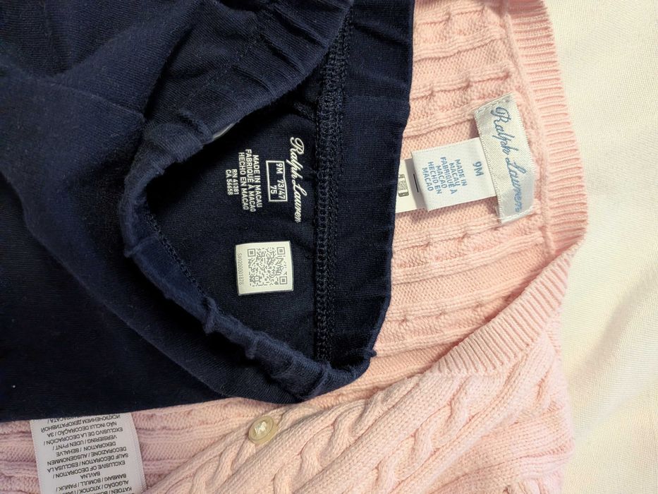 Бебешки комплект Ralph Lauren 73см