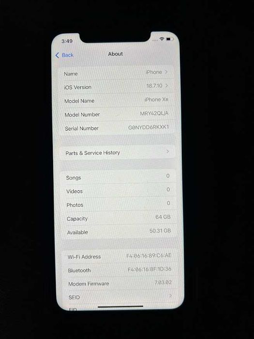 VânD iPhone XR 64 GB