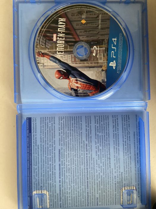 Диск Ps4 Spider man