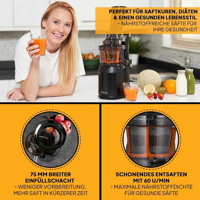 Бавнооборотна сокоизстисквачка Fridja F1900 (240W)