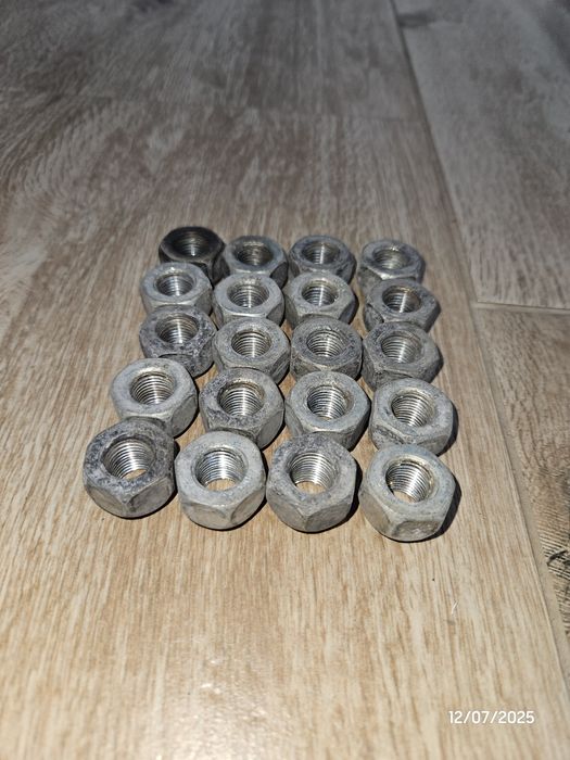 Set 20 piulite HEX21  pentru prezoane otel M12x1.25