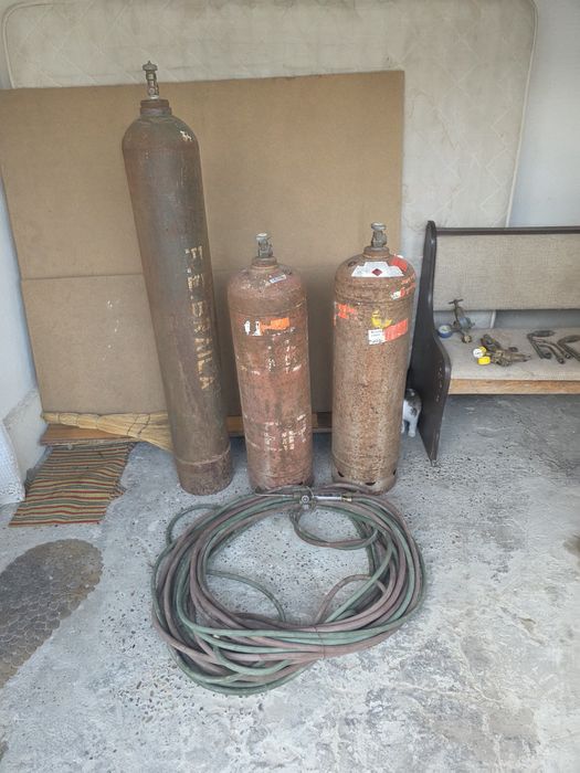 Kit complet autogen / sudură oxi-gaz – butelii + regulatoare + furtunuri + accesorii