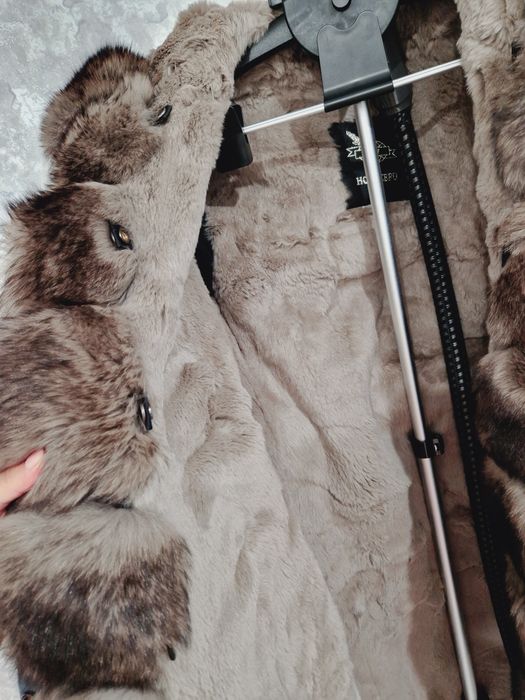 Зимняя парка, цвет синий