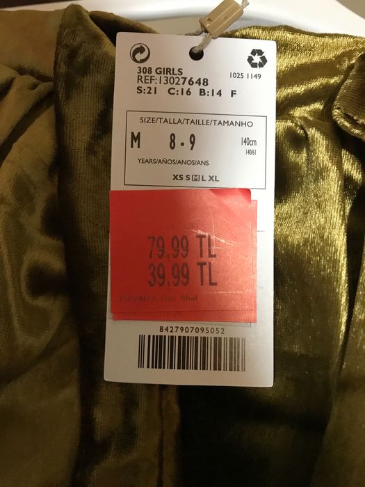 Fusta fete Mango Girls 8-9 ani, 140 cm