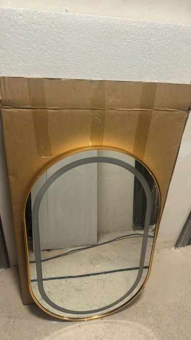 LED огледало 50х80см, бронз