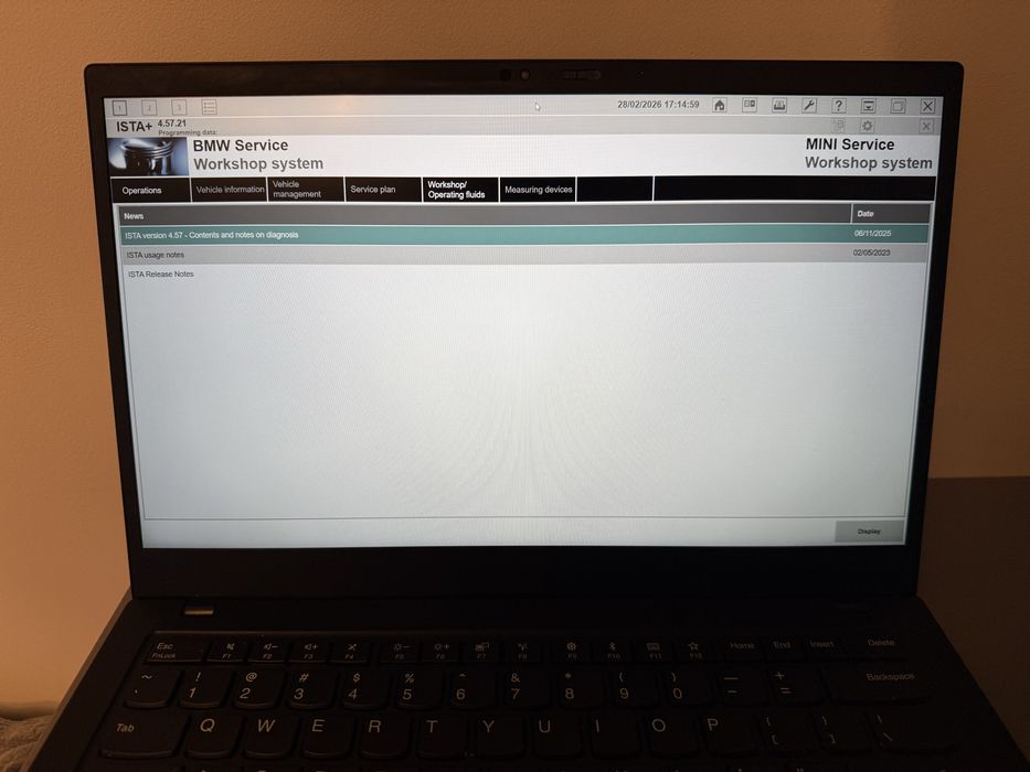 Laptop Thinkpad X1 Carbon 7th Gen cu diagnoza BMW ISTA+