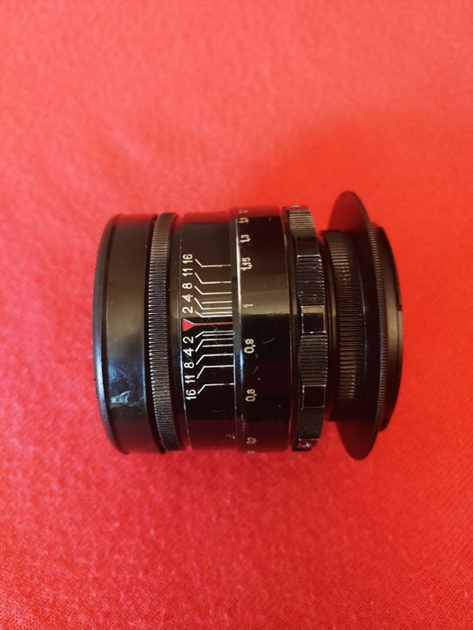 Объектив Гелиос 44  58/2.0 + Canon -M42 адаптер