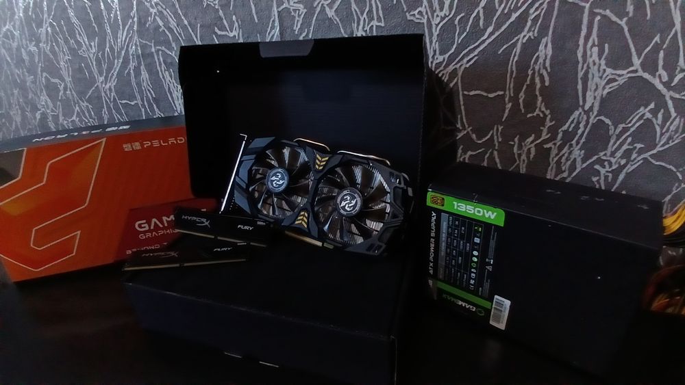 Продам видеокарту блок питания и оперативную память