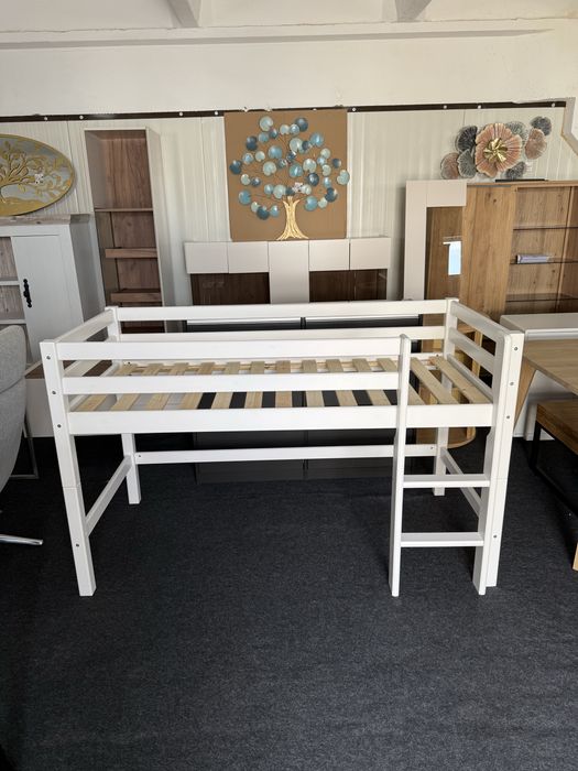 Pat pentru copii din lemn 160/70cm