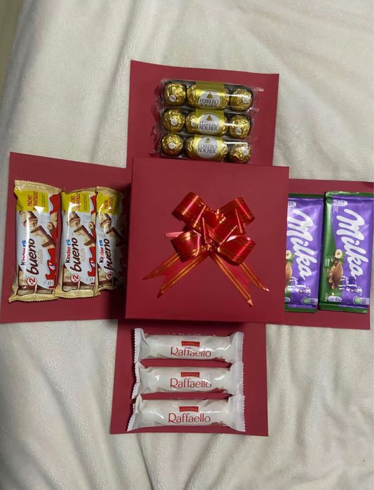 Cutie cu dulciuri surpriza cadoul perfect