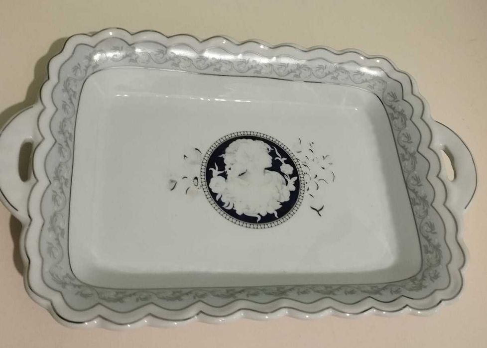 Vas porțelan fin Venezian Lagoon 27/17,5 cm. Nu expediez.