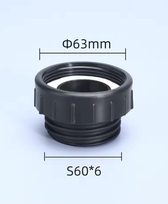 Редукция, преходник от ситна към едра резба IBC бидон 1 тон 1000 литра