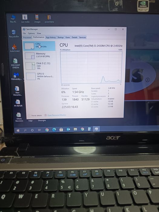 Acer aspire 5750