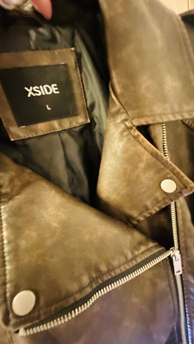 Geaca biker jacheta M-L piele sintetica