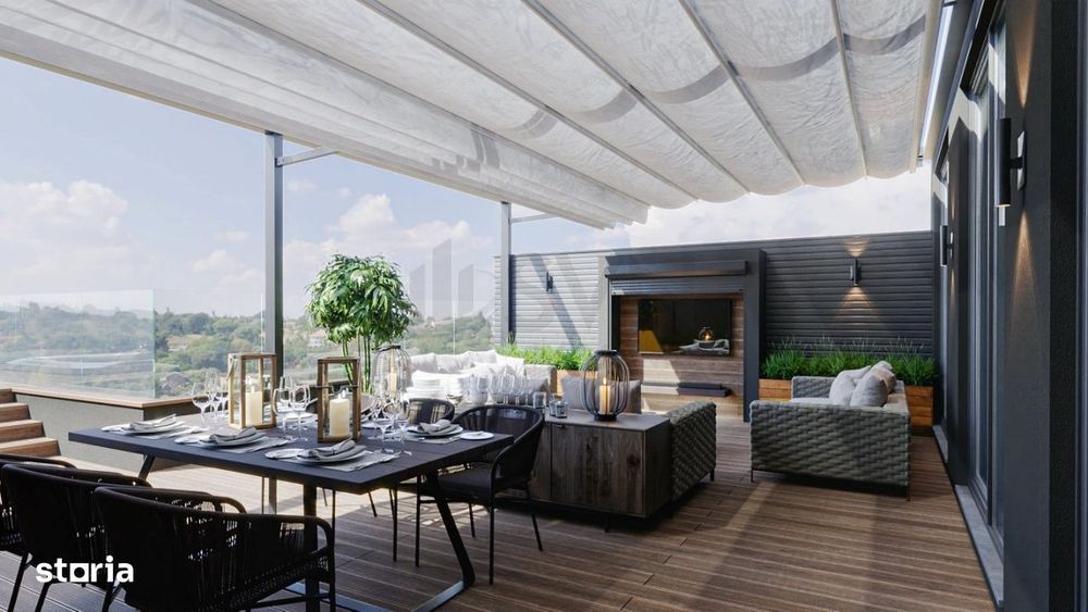 Apartament modern tip duplex I Zona Aviatiei I Terasa 42 mp