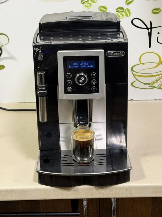 Кафемашина кафе автомат delonghi magnifica с гаранция
