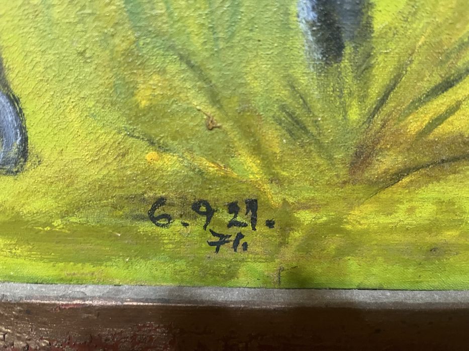 Tablou pictura tema vanatoare