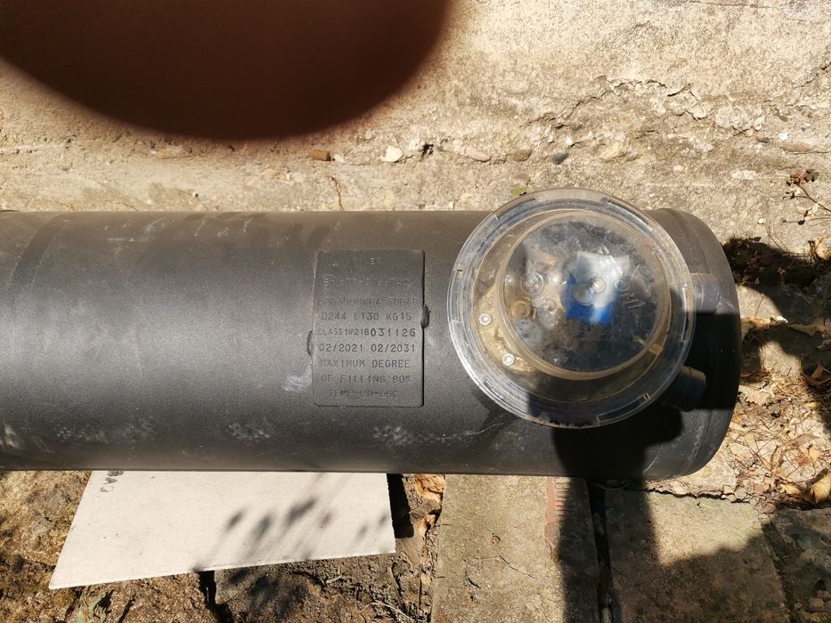 Акумулатор 60А нов и Газ бутилка 30 л