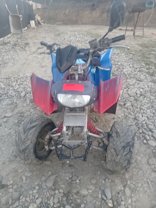 Atv 107 cc defecțiuni nu ancarca bateria si ie roata stranba atat