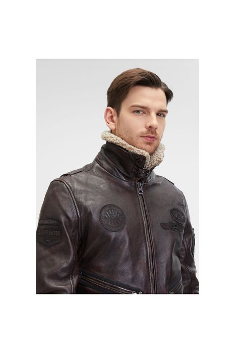 Geaca de Piele Barbati Mauritius Maro GMStarpilot
