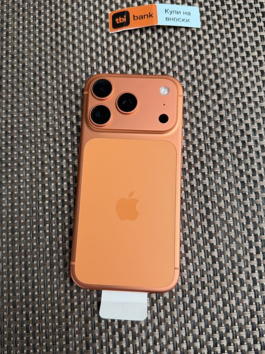 КАТО НОВ! *ЛИЗИНГ* iPhone 17 Pro 256Gb Cosmic Orange ГАРАНЦИЯ