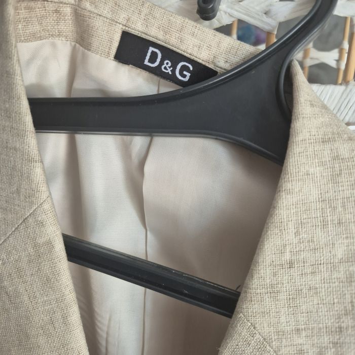 Пиджак D&G, лён, бежевый
