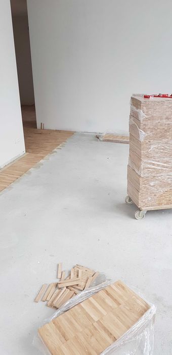 Монтаж на паркет