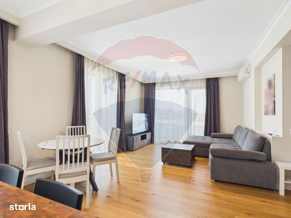 Apartament superb cu 2 camere de închiriat în zona Baneasa