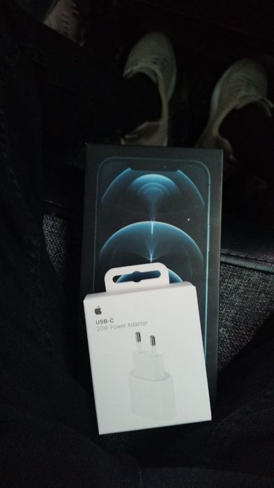 IPhone 12 pro max 128 talik  karobka dakument arginal zaryadchik