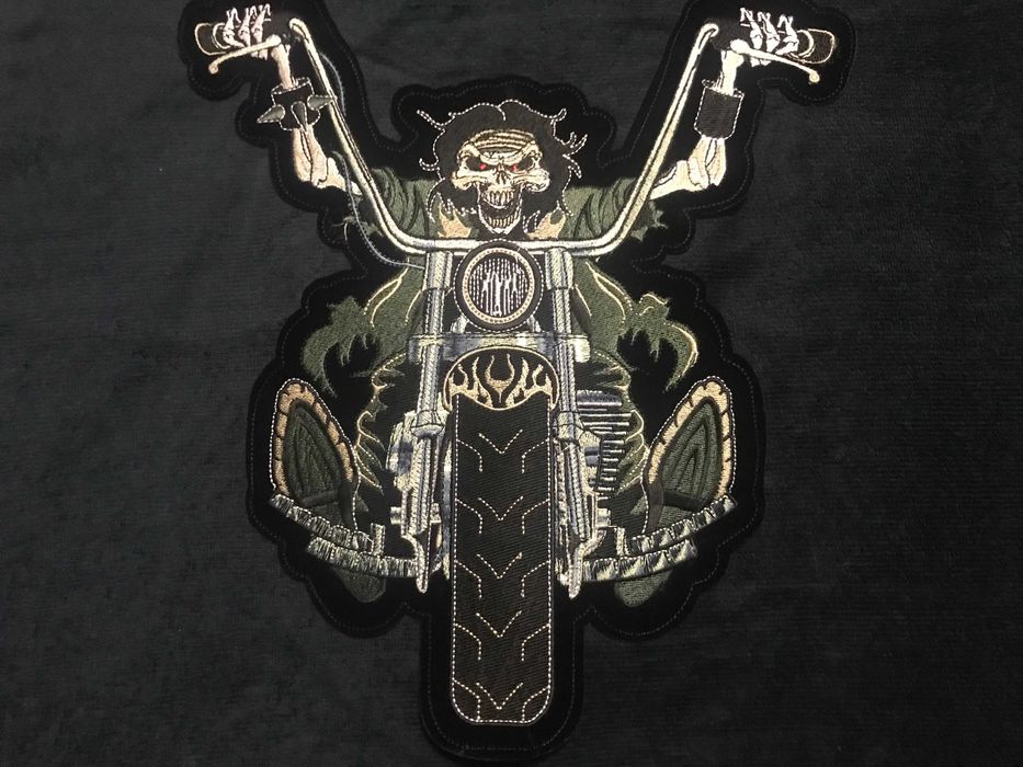 Petic/Patch/Emblema brodat geaca/vesta/etc piele/textil moto/rock/punk