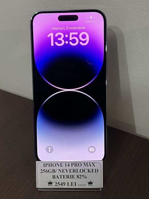 Amanet Royal CB : iPhone 14 Pro Max 256 gb Baterie 82
