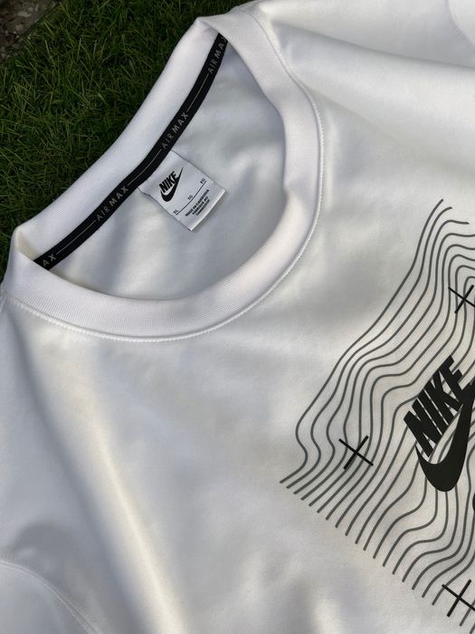Мъжка блузка : Nike Sportswear Air Max Sweatshirt White XL