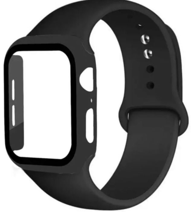 Curea Bratara TPU Cu Bumper Husa Compatibila Apple Watch