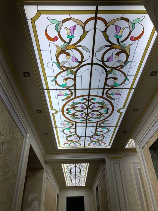 Orgsteklo, dushavoy,vitraj oynalar