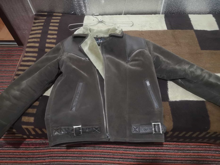 куртка мужская стильная с меховой подкладкой очень теплая 5 XL 52-54