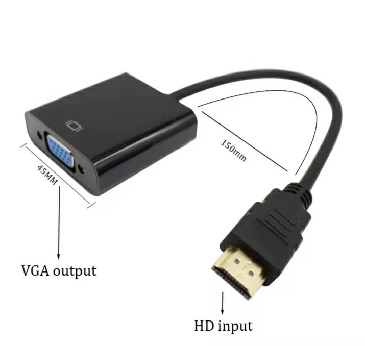 adaptor HDMI la VGA pt laptop monitor