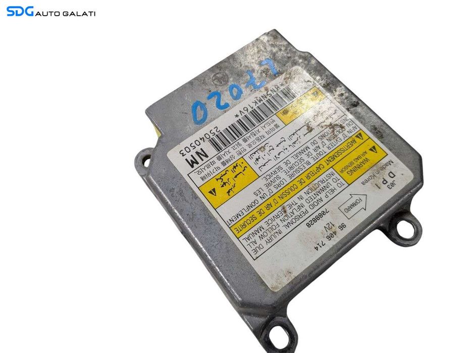 Unitate Modul Control Airbag Chevrolet Lacetti 2003 - 2011 Cod 96406714 [L702020]