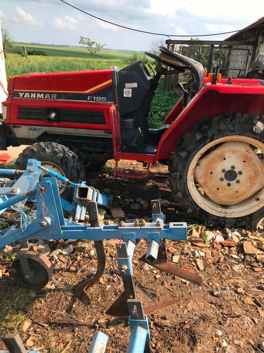Yanmar F195 (4x4) с фреза и плуг