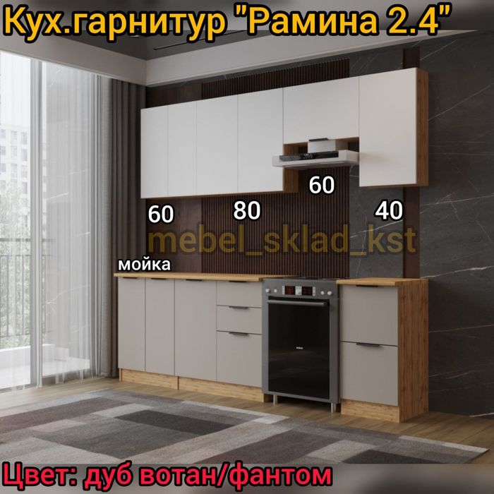 Кухонные гарнитуры (10 видов)