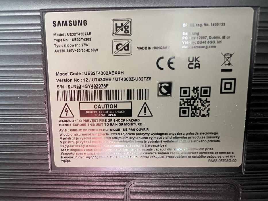 Televizor samsung spart